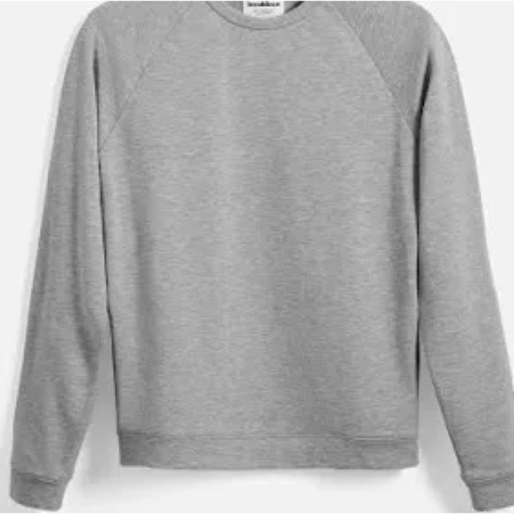 J. CREW vintage grey fleece